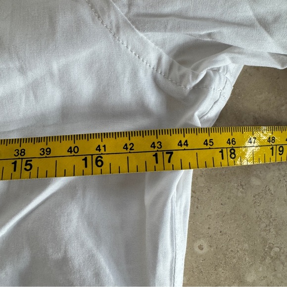 J Crew White Wren Slim Shirt Stretch Cotton Poplin Button Up Collar Women Size 2 - Picture 11 of 15